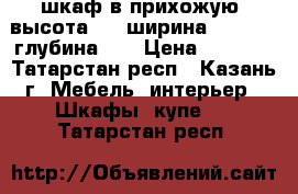 шкаф в прихожую  высота 200 ширина 600(800) глубина 35 › Цена ­ 1 150 - Татарстан респ., Казань г. Мебель, интерьер » Шкафы, купе   . Татарстан респ.